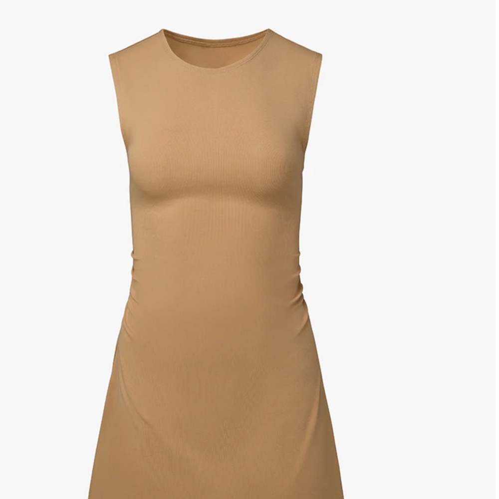 WeWoreWhat Tan Mini Dress